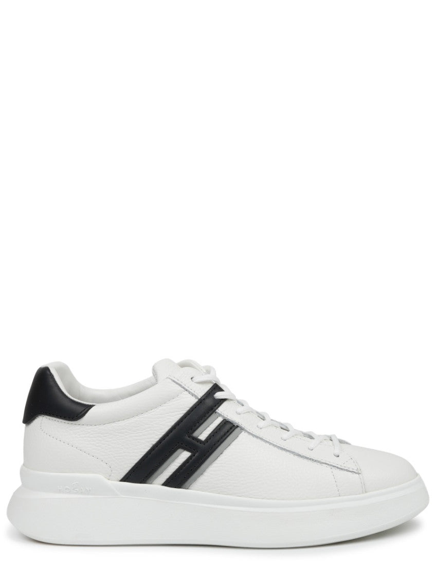 BlackWhite Color Block Sneakers 1