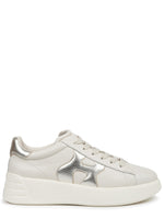 White Color Block Sneakers 1