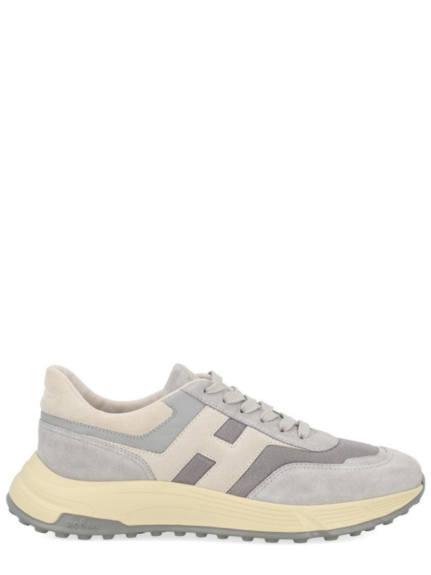 Grey Color Block Sneakers 1