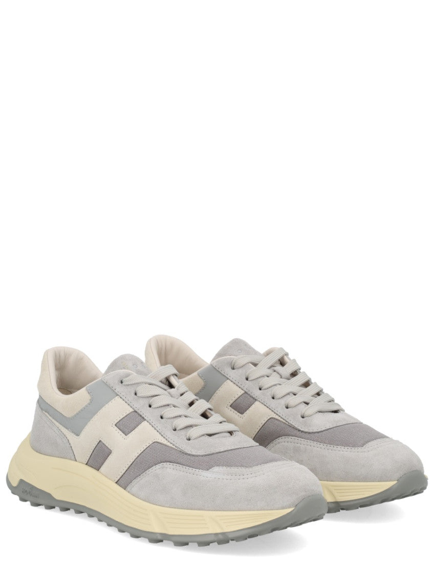 Grey Color Block Sneakers 2