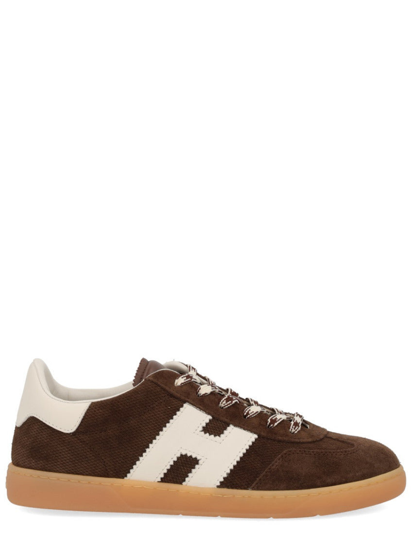 Brown Logo Sneakers 1