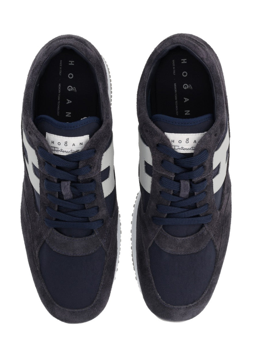 Blue Logo Sneakers 3