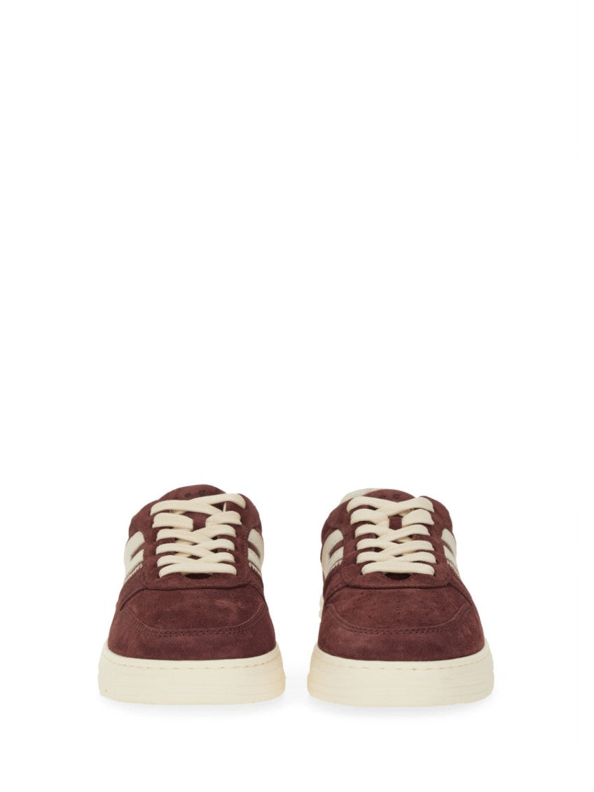 Red Color Block Sneakers 5