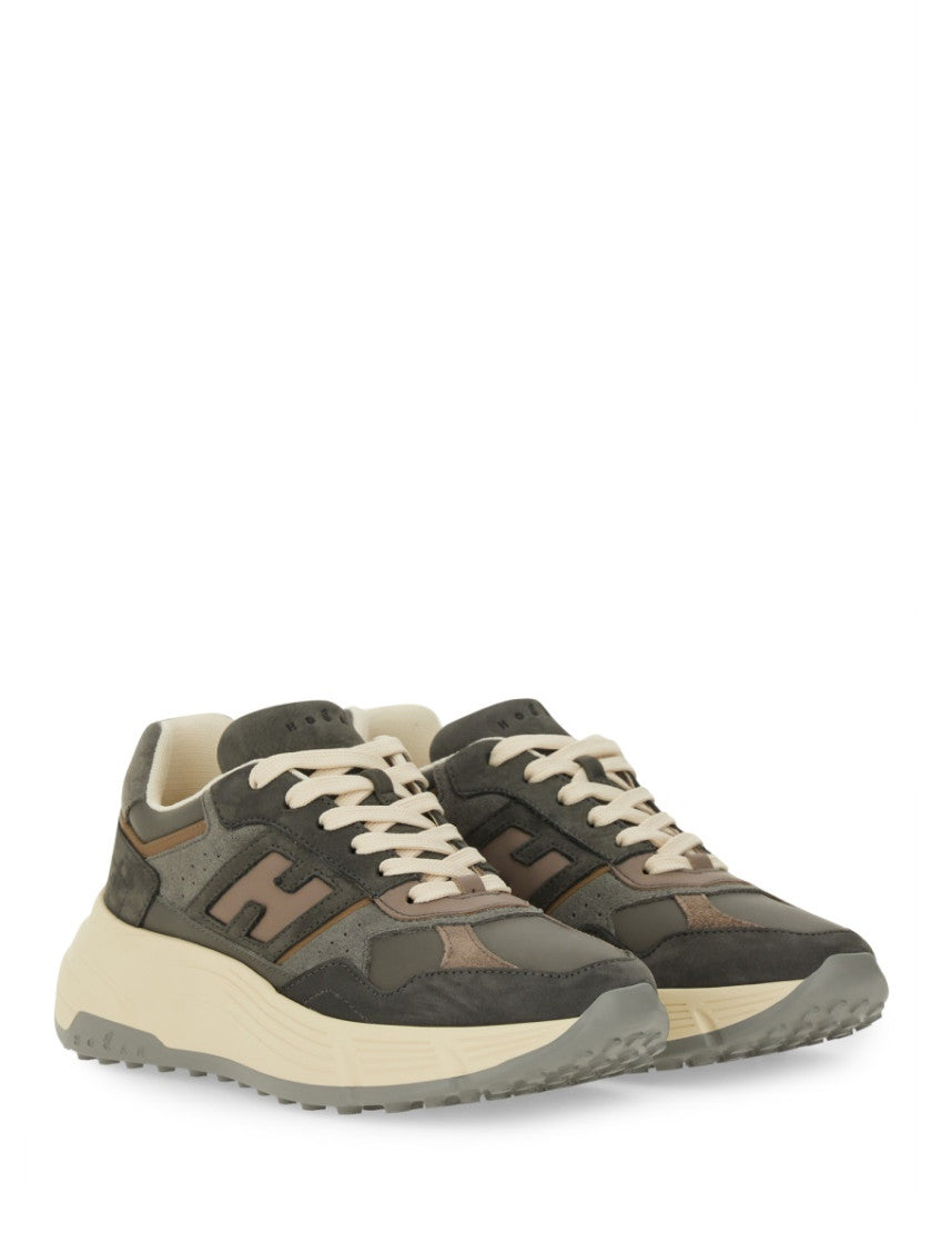 Grey Color Block Sneakers 2