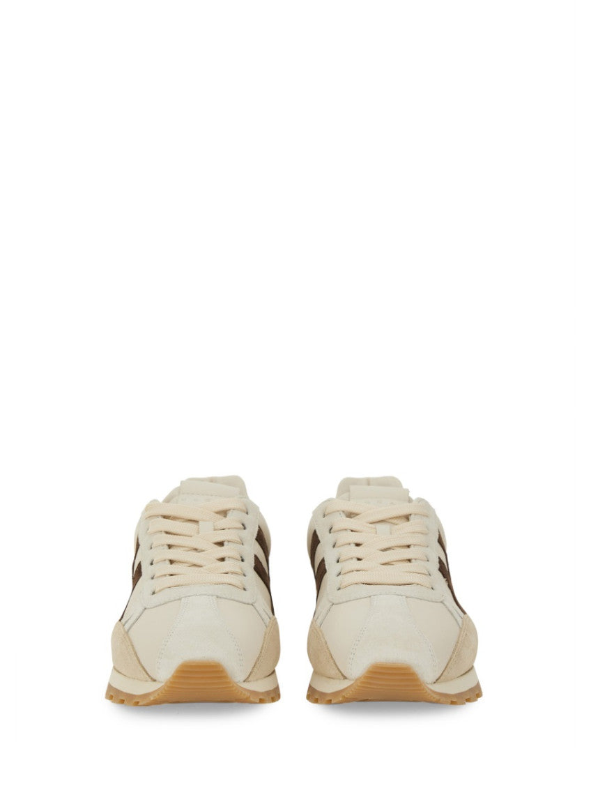 Beige Color Block  Sneakers 5