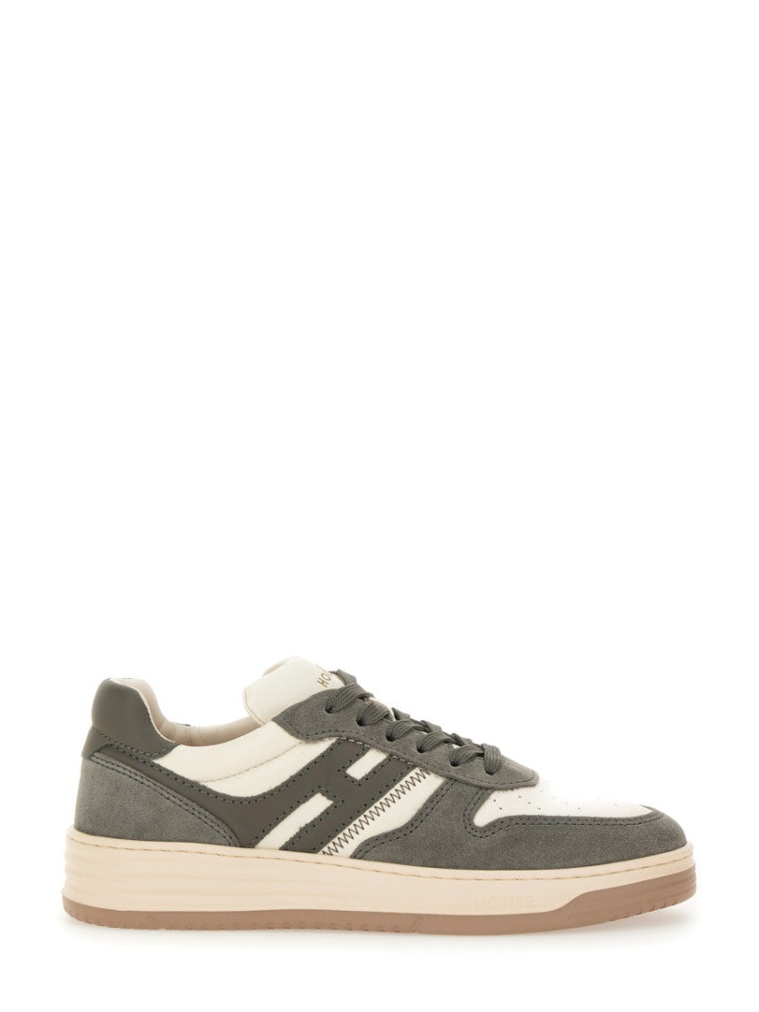 Grey Color Block Sneakers 1