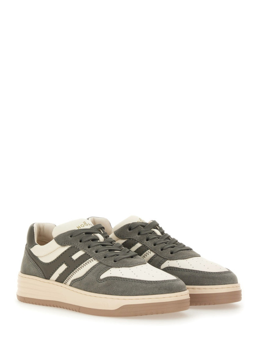 Grey Color Block Sneakers 2