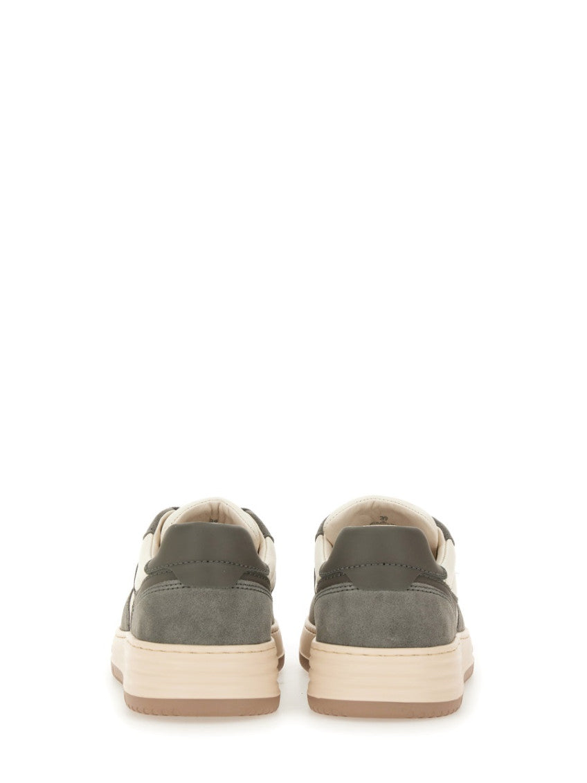 Grey Color Block Sneakers 4