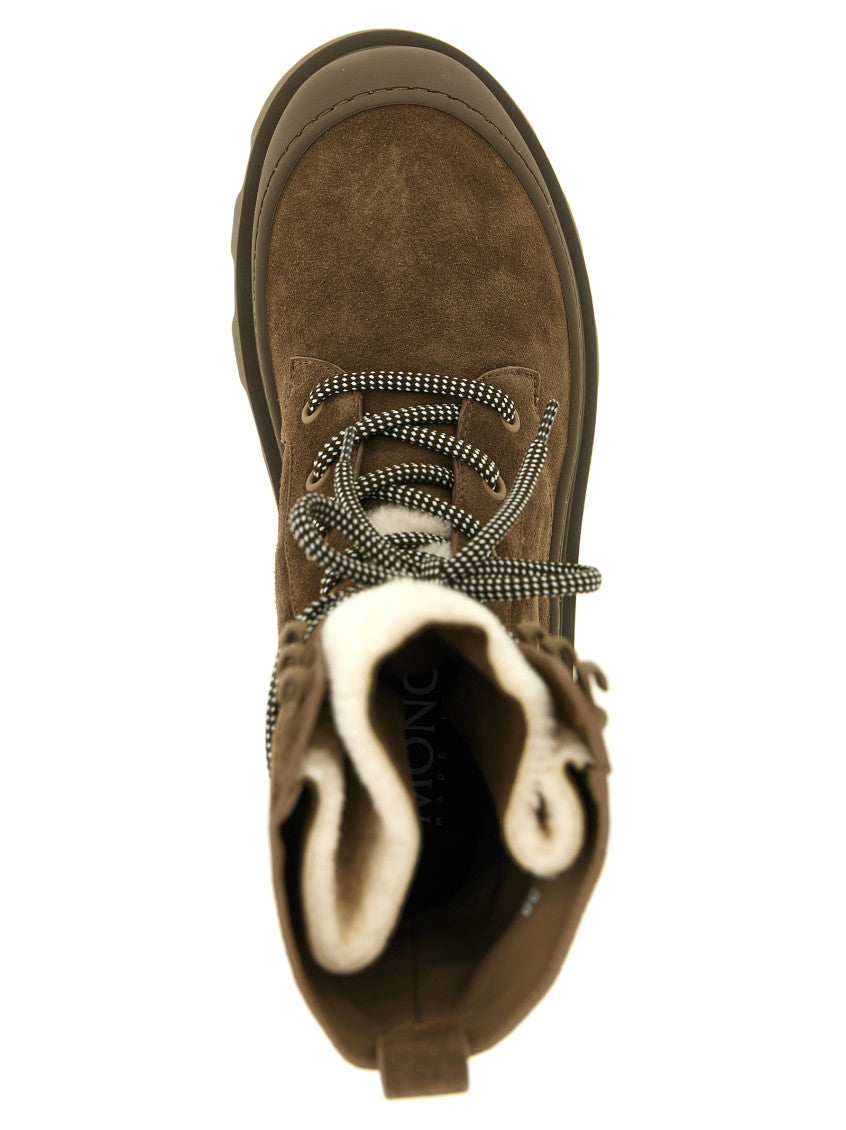 Brown Logo Boots 4
