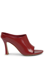 Red Solid Mules 1