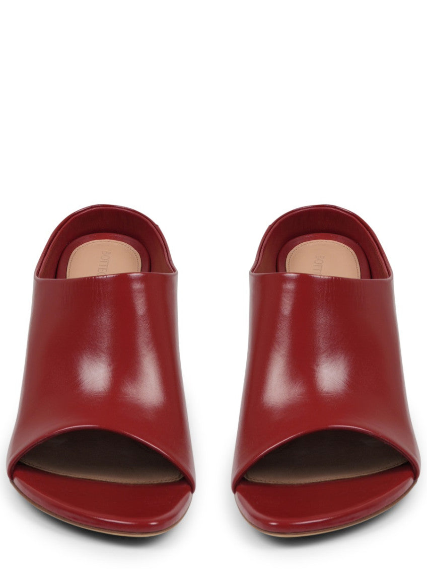 Red Solid Mules 3