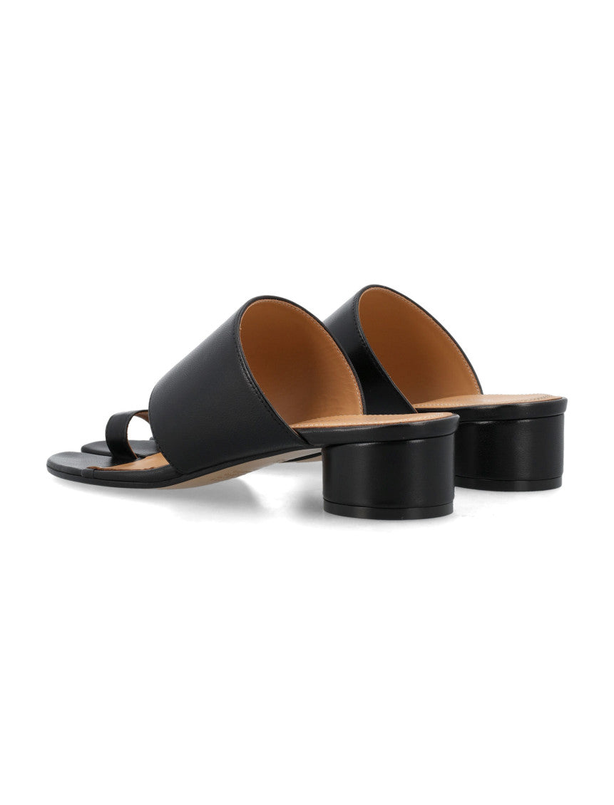 Black Solid Heels 3