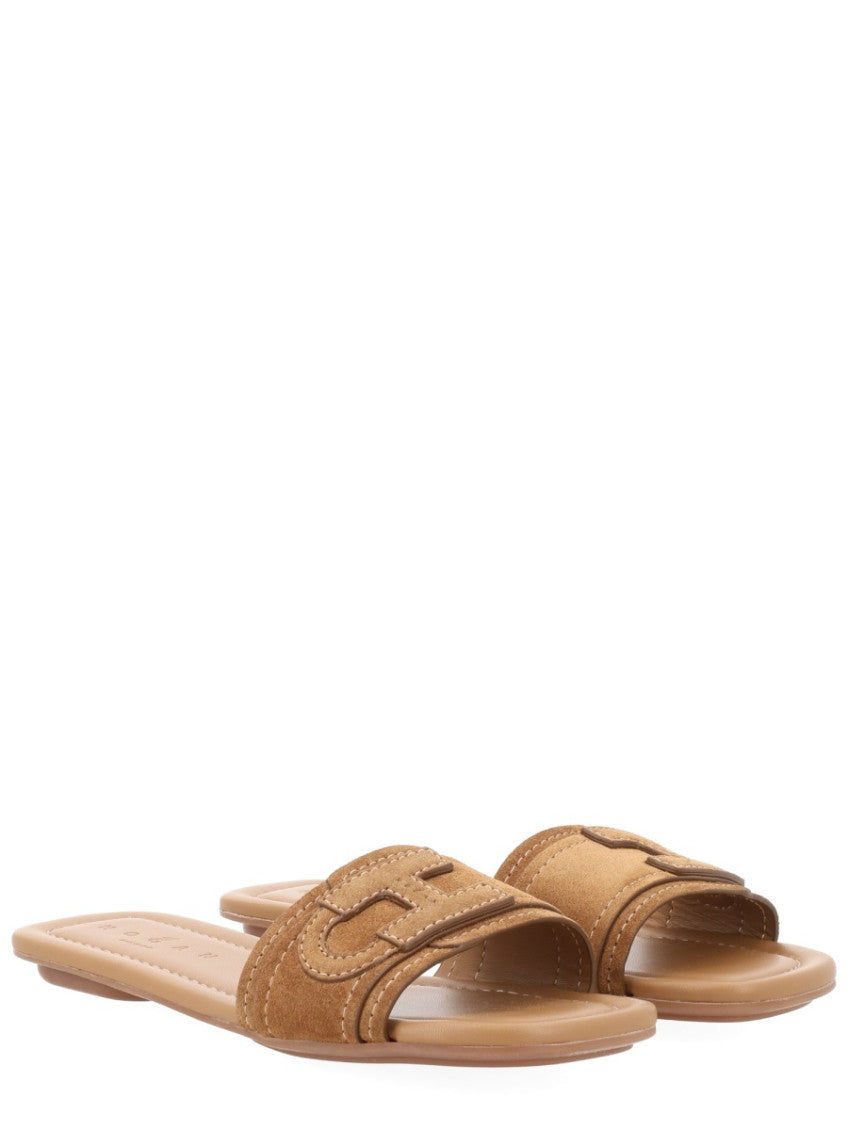 Brown Logo Flats 2