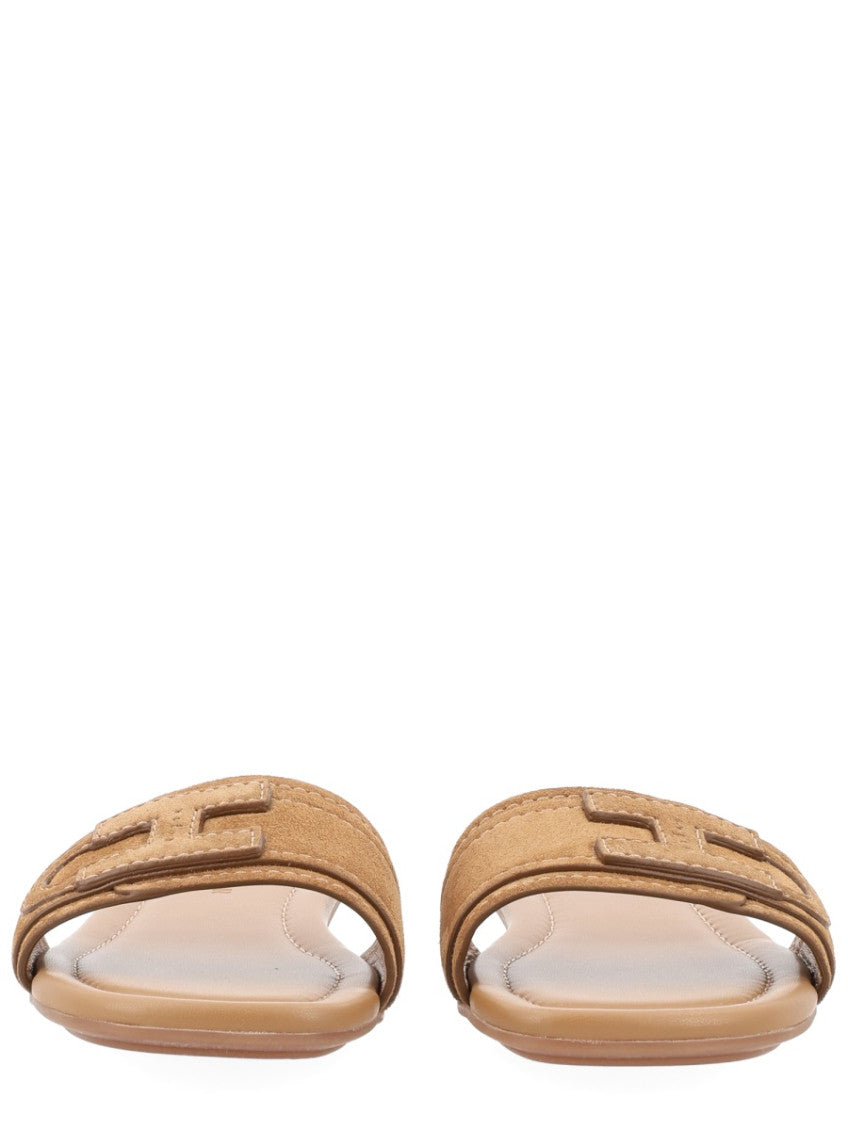Brown Logo Flats 4