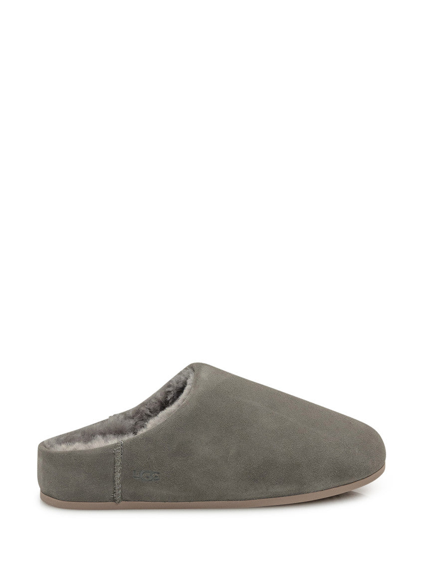 Grey Slip On Slippers 1