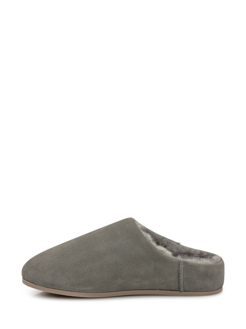 Grey Slip On Slippers 2