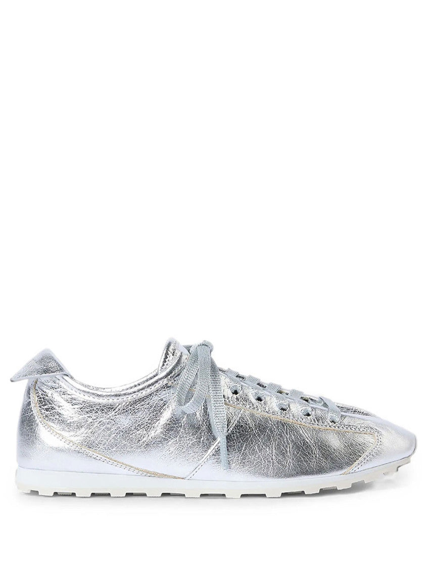 Silver Solid Collection Sneakers 1