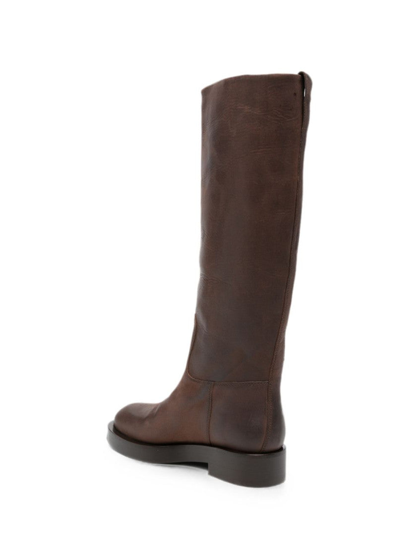Brown Solid Collection Boots 3