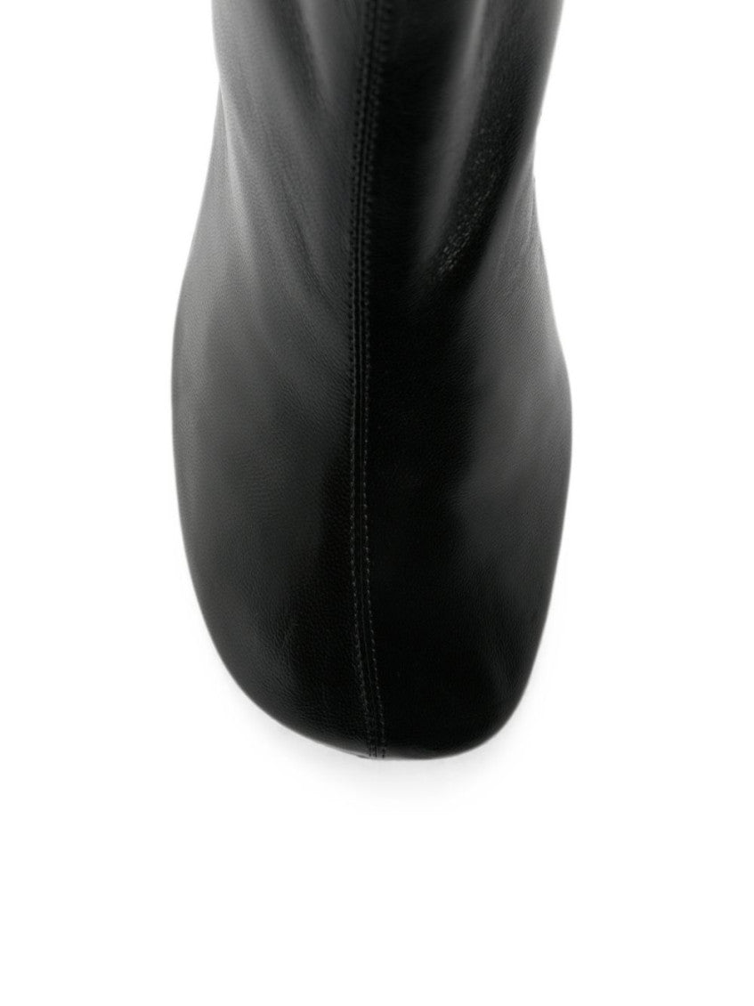 Black Zipper Boots 3