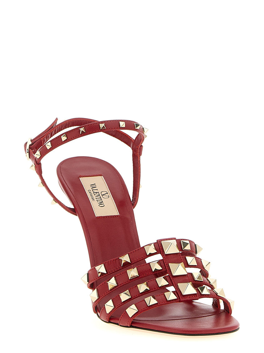 Red Rockstud Heels 2