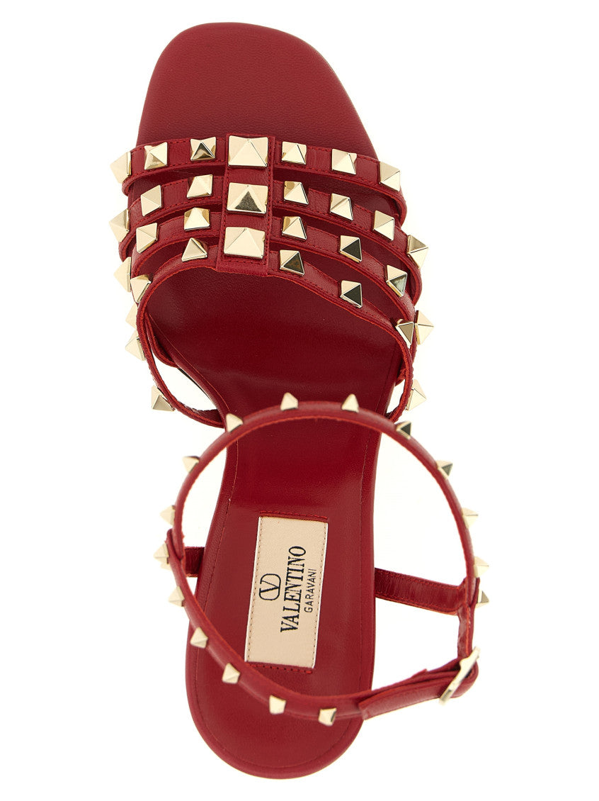 Red Rockstud Heels 3