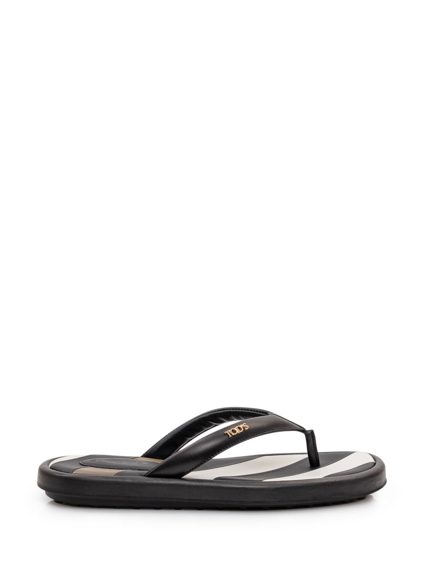 Black Logo Slippers 1