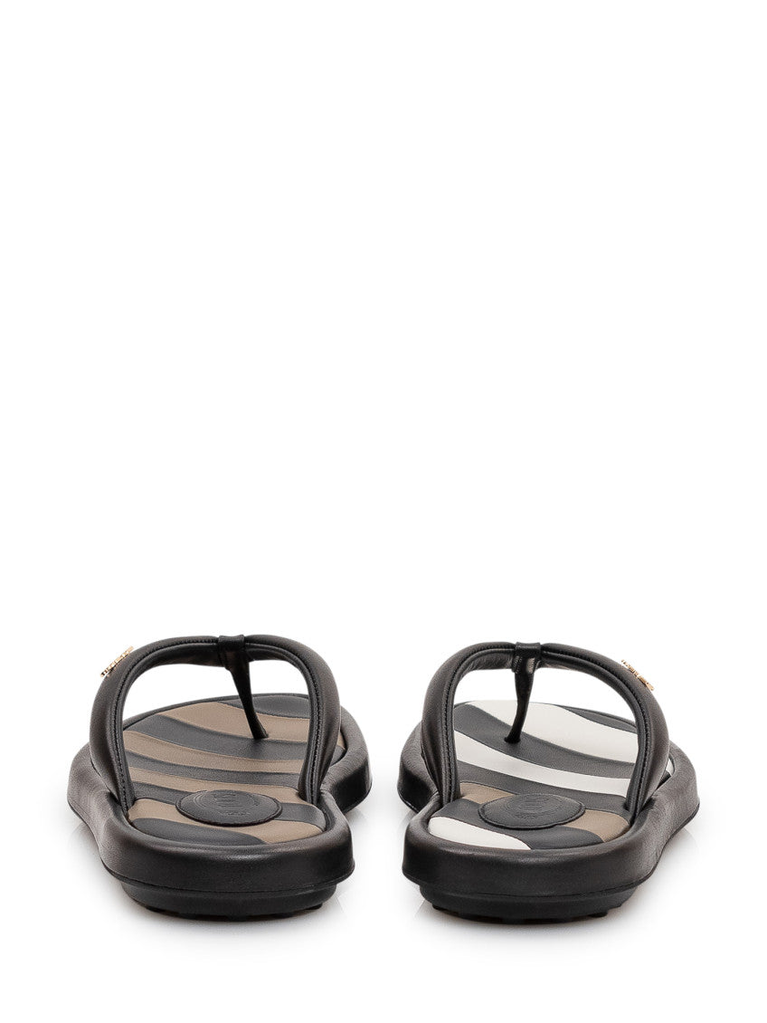 Black Logo Slippers 3