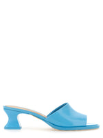 Blue Slip On Heels 1