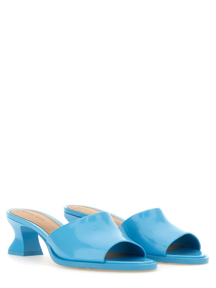 Blue Slip On Heels 2