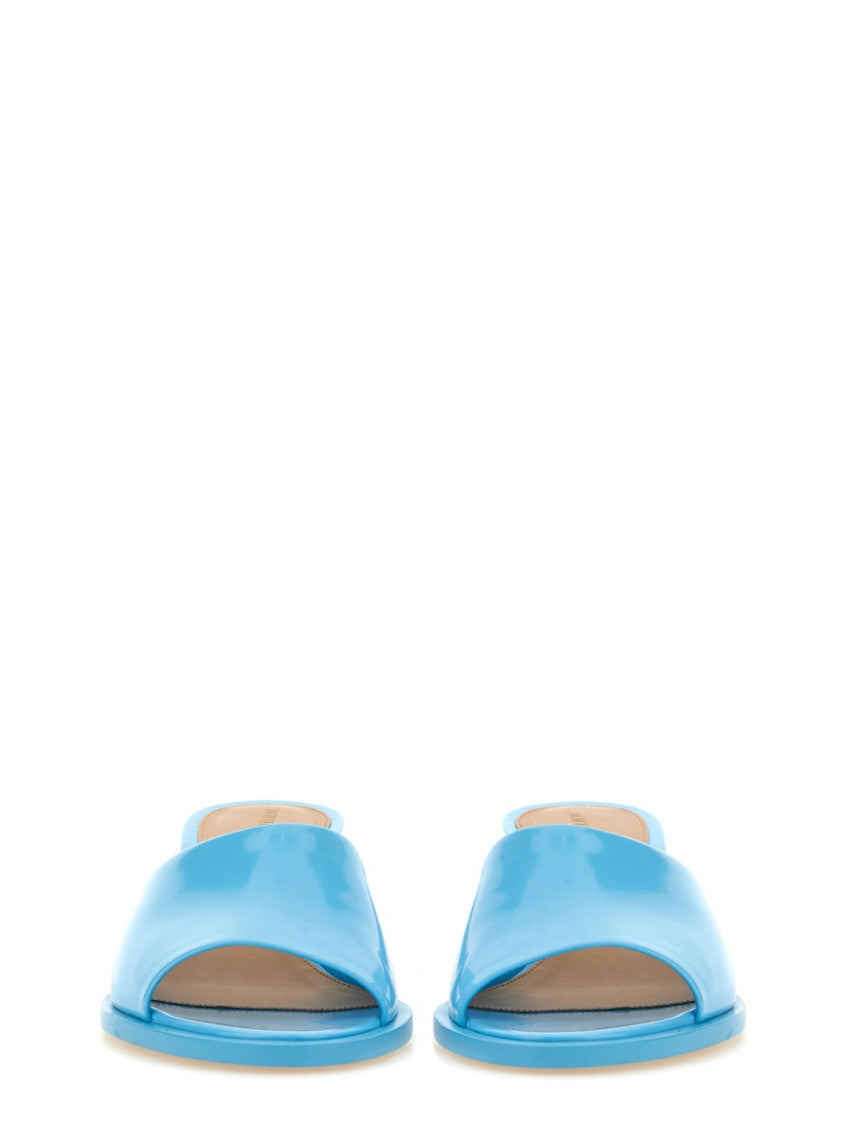 Blue Slip On Heels 5