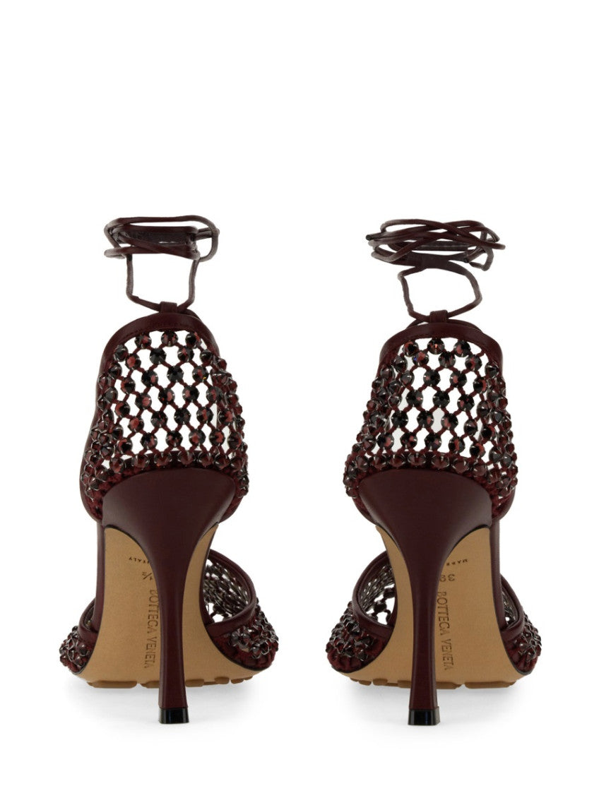 Maroon Embellished Pumps 3
