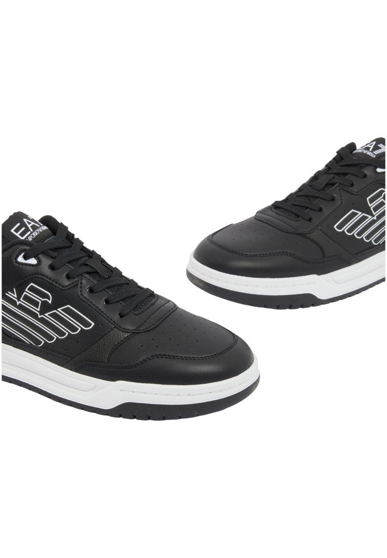 Black Logo Sneakers 4