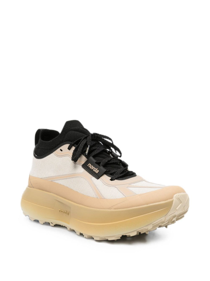 Beige Lace-up Sneakers 3