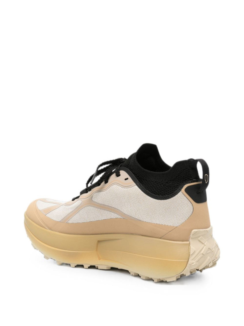 Beige Lace-up Sneakers 4