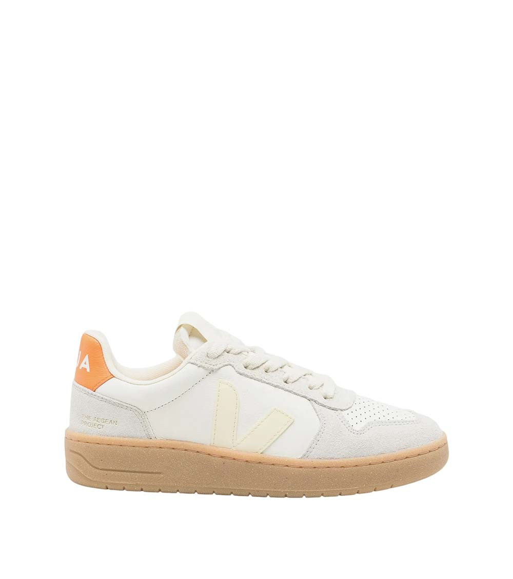Beige Perforated V-82 Sneaker 1