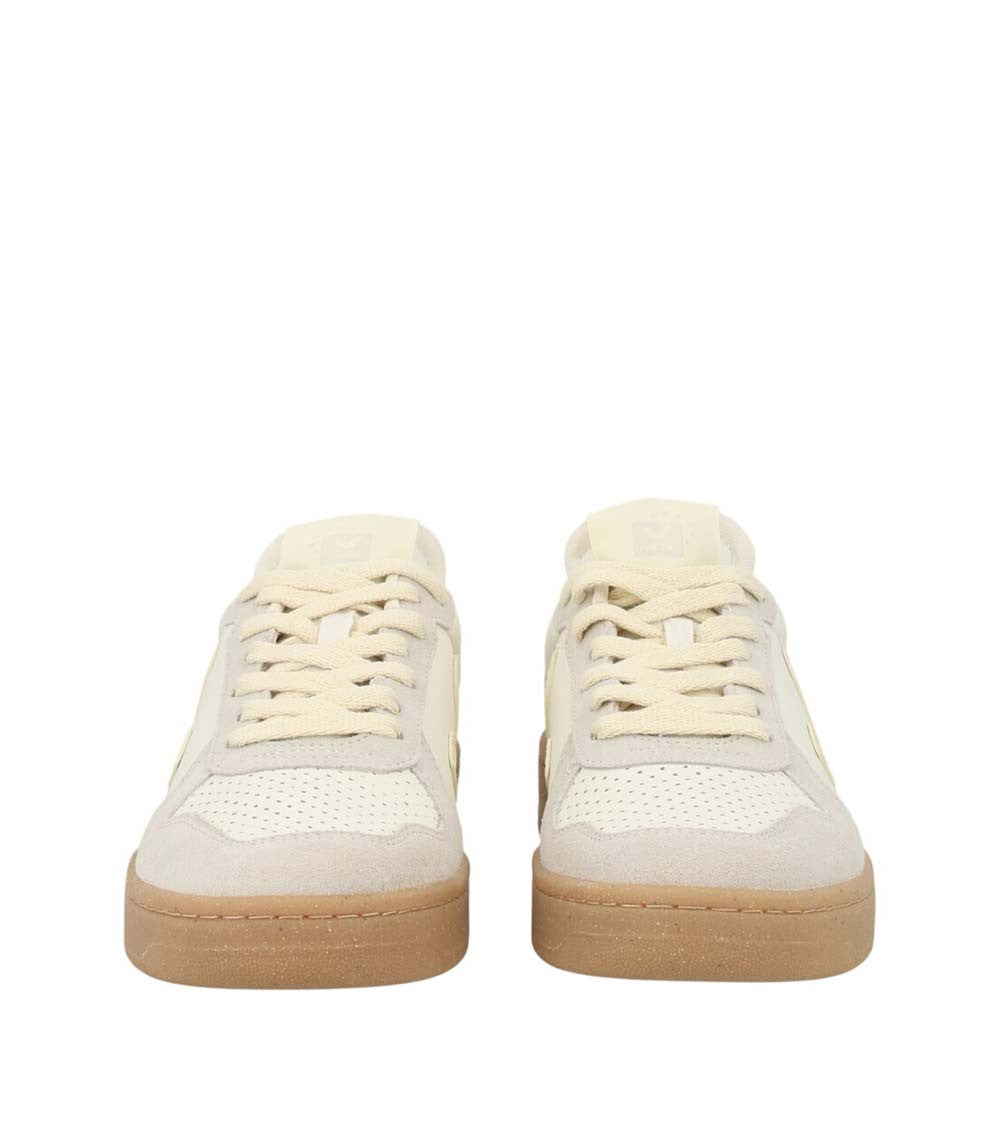 Beige Perforated V-82 Sneaker 4