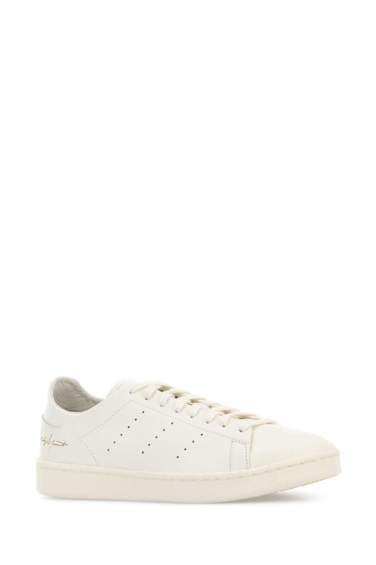 White Leather Smith Sneakers 2