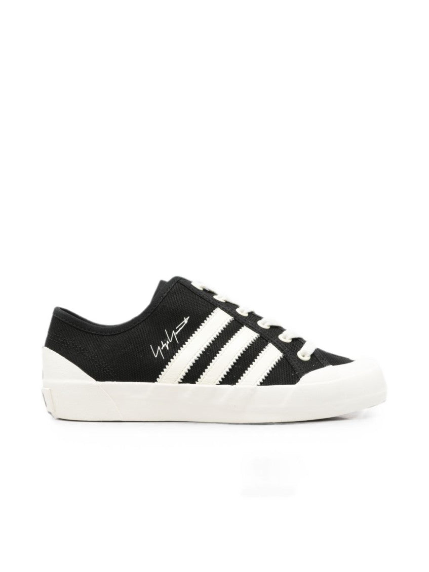 BlackWhite Logo Sneakers 1