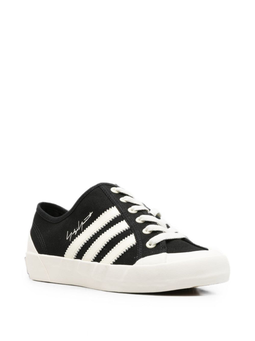 BlackWhite Logo Sneakers 2