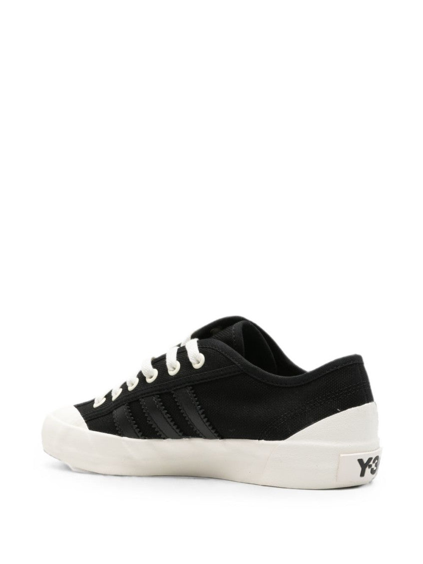 BlackWhite Logo Sneakers 4