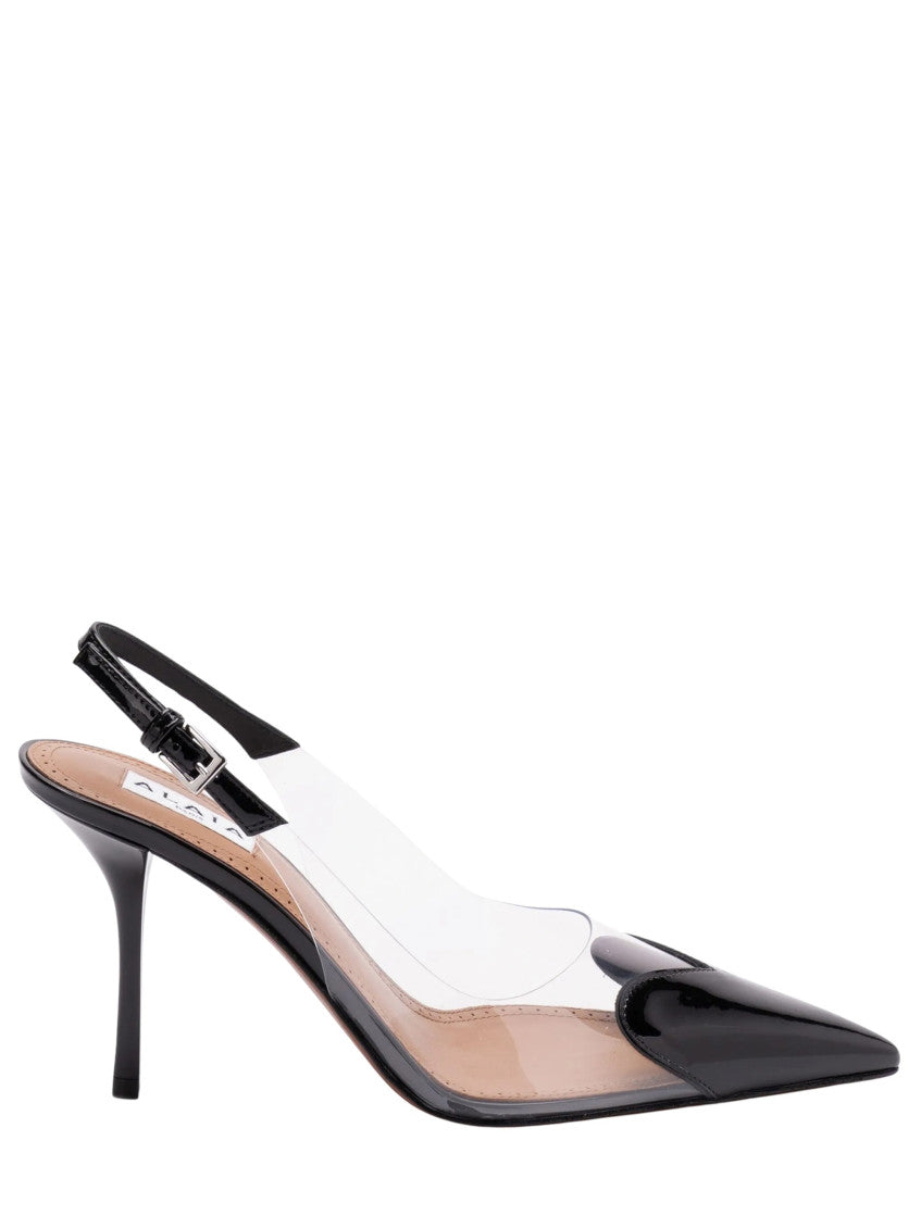 Black Transparent Pumps 1