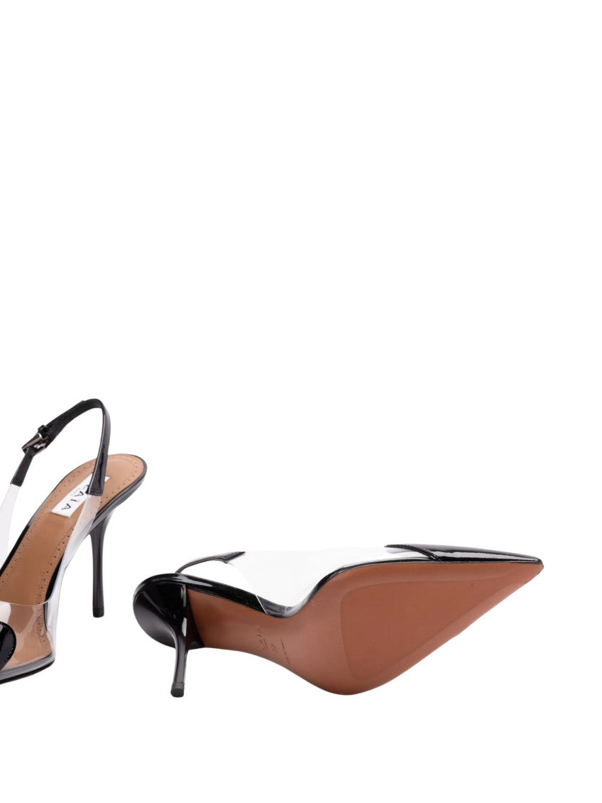 Black Transparent Pumps 5
