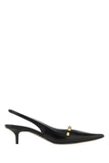 Black Slingback Pumps 1