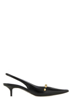 Black Slingback Pumps 1