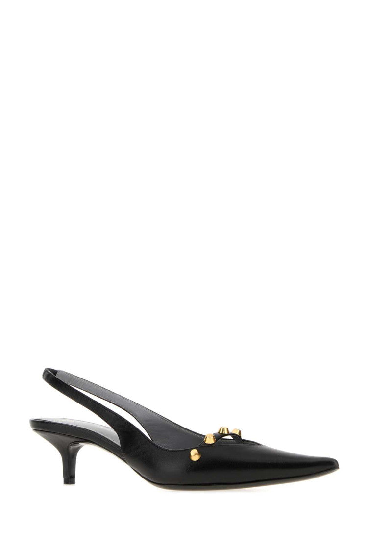 Black Slingback Pumps 2