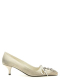 Chalk Distressed Pumps 1