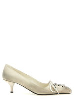 Chalk Distressed Pumps 1