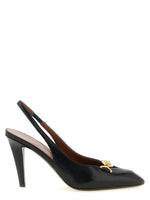 Black Leather Pumps 1