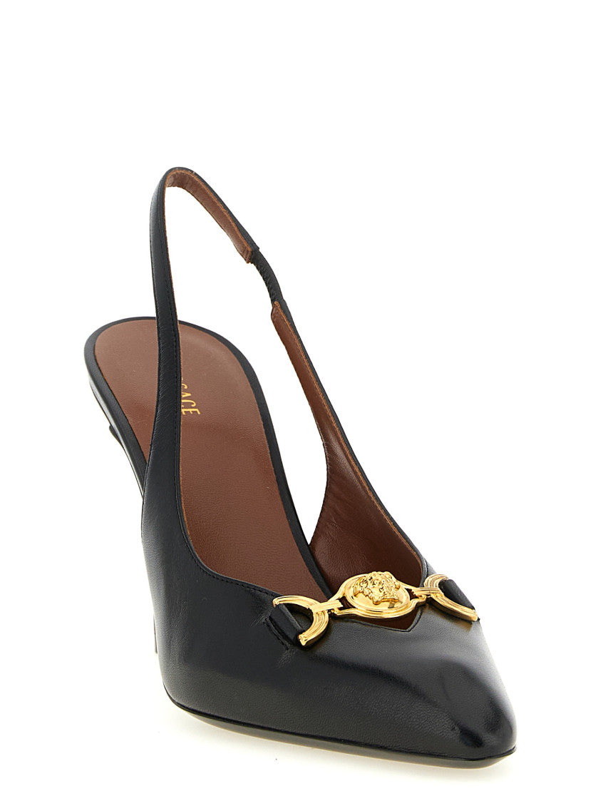 Black Leather Pumps 2