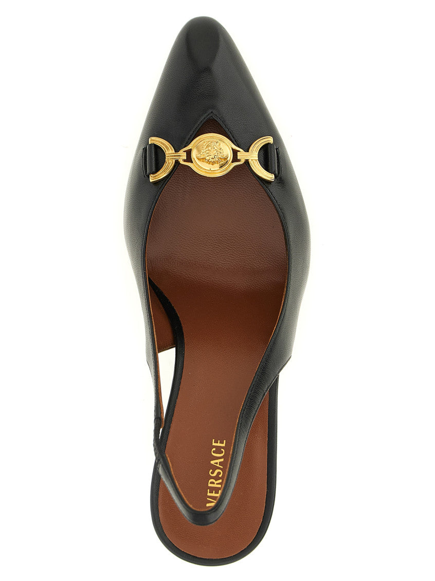 Black Leather Pumps 4
